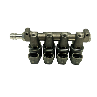 Grey 2 Ohm LN-LIG1 LPG CNG Injector Rail For 4 Cylinder Automotive Injectors