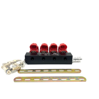 4 Cylinder LVTK04 LPG CNG Injector Rail For CNG / GPL Conversion Kits For All Cars