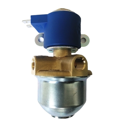 L Shape Channel LPG Autogas Filter CNG Natural Gas Fuel Filter With Solenoid Valve