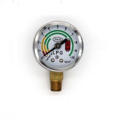 Good price 0-10kg/Cm³ LPG Manometer Gauge Silver LPG Gas Pressure Meter IP65 online