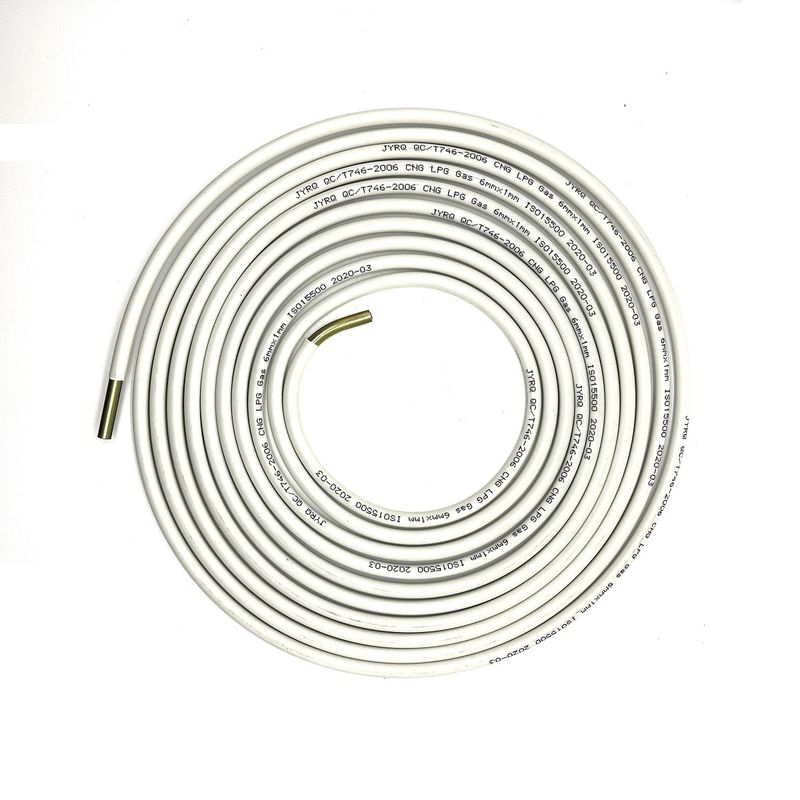 6MM CNG High Pressure Pipe Car Fuel System Low Carbon Steel LPG Hose Pipe