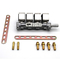 167HZ High Speed IG7 Injector Rail For 3 Ohm 4 Cylinder Gas Injector Rail