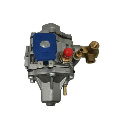 Aluminum Alloy Blue And Silver CNG Pressure Regulator with 17W Coil Power
