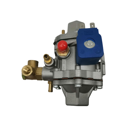 Aluminum Alloy Blue And Silver CNG Pressure Regulator with 17W Coil Power