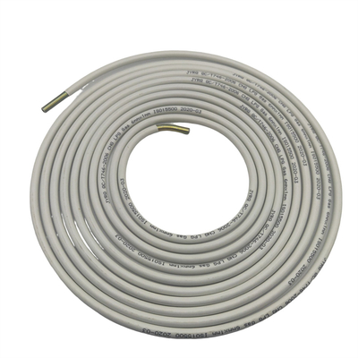 CNG LPG Car Gas Hose Low Carbon Steel Pipe With Brass Ends 6mm 5.5 Meters