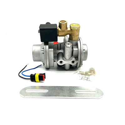 Silver Black Car Fuel CNG Pressure Regulator 12VDC For Sequential Injection System