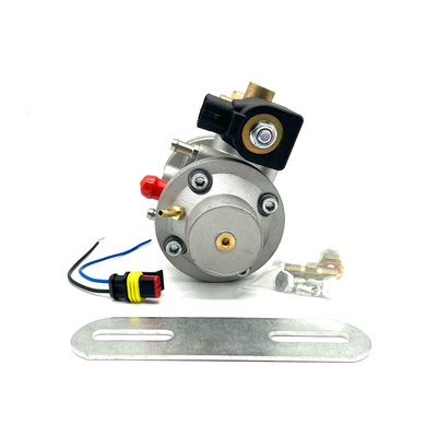 Silver Black Car Fuel CNG Pressure Regulator 12VDC For Sequential Injection System