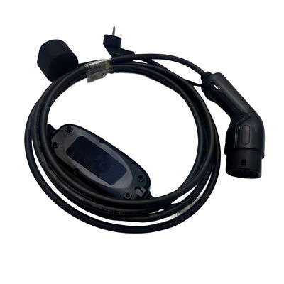 Good price 1 Phase 16A 3.5KW IEC62196 EV Portable Charger 1.0 Type 2 With Schuko Charging Plug online