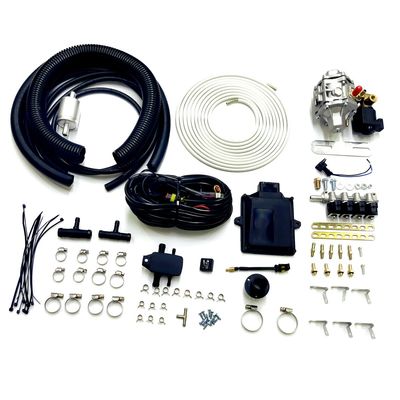 Good price CNG LPG Cars Multipoint Conversion Kits With 48 Pin ECU IG1 Injector Rail AT12 Reducer online
