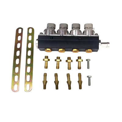 Good price 167HZ High Speed IG7 Injector Rail For 3 Ohm 4 Cylinder Gas Injector Rail online