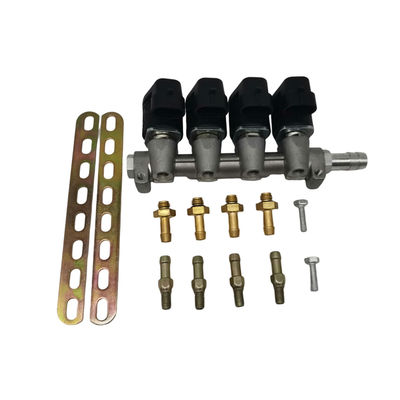 Good price 4 Cylinder LPG CNG Alloy Injector With 12V Voltage And 2 Ohm Resistance online