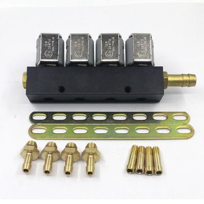 Good price LIG1S 3 Ohm LPG Gas Injectors 4 Cylinder Natural Gas Injector Rail ISO9001 online