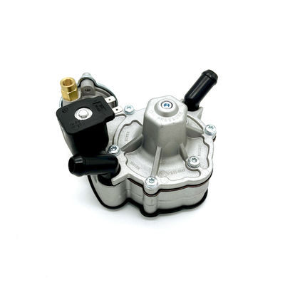 Good price Larger Internal Passages 110W LPG Pressure Regulator Reducer With Black Solenoid Valve online